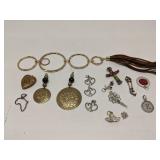 Group of assorted pendants