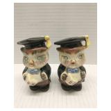 1956 Lefton graduate wise owl salt/pepper shakers