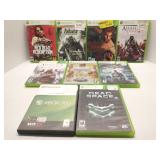 Group of Xbox 360 video games