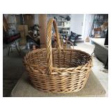 Very large wicker basket