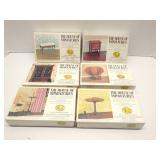 Group of House of Miatures dollhouse furniture