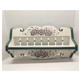 Cottagecore wood wall shelf