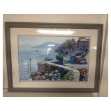 Framed print 'Il Lago Como' by Howard Behrens