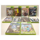 Group of Xbox 360 video games