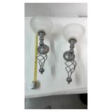 2 -17 inch tall Partylite Candle Sconces For wall