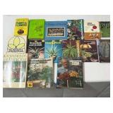 Books on plants, flowers and gardening.