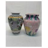 Porcelain pots / flower pots