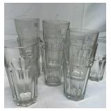 Glass drinking cups. Different sizes 10pcs.