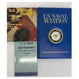 U.S. Special Forces and Navy books.