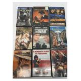 Assortment of DVDs different genres. Fun to make