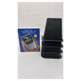 sharper image handheld TV & Bed Risers