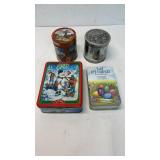 Holiday tins.