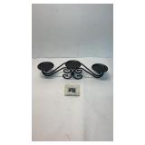 Longaberger wrought iron three-tier candle holder