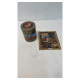 vintage E. Otto Schmidt gingerbread tin featuring