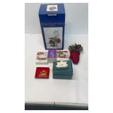Assorted Christmas items.