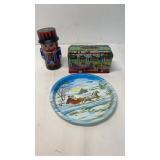 Christmas tins.
