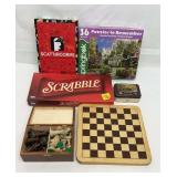 4 family games and 1 large piece puzzles