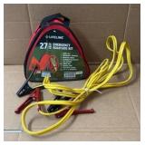 Automobile emergency kit jumper cables