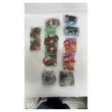 12 McDonalds kids toys. 8 Ty beanies 2 lion k