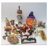 Assorted holiday decorations.