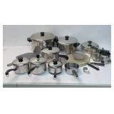 Assorted cookware.