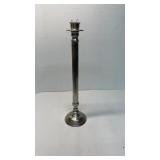 silverplated Corinthian column candlestick. 25'