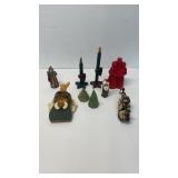 Christmas decorations and ornaments.