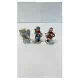 Vintage HomeCo ceramic Christmas figurines.