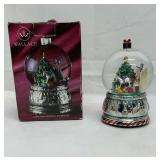 Wallace music Christmas waterglobe, horse rocks