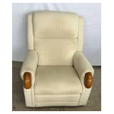 Cream color LaZboy rocking recliner