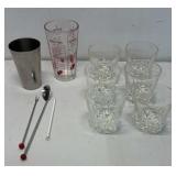 Drink it up mixing cup with 5 drink recipes and
