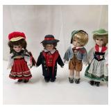 Set of collectible dolls.