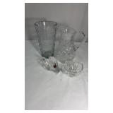 9inch Vase, Pitcher, small bowl- Bird candle