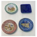 ashtrays featuring a colorful Sicilian Trinacria