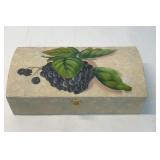 Wood storage box.