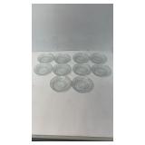Set of Flower Petal pattern plates by Hazel
