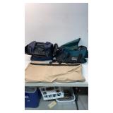 Assorted duffel bags