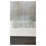 4 sets of 8 glass cups
