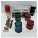 Lot of 11 candles
