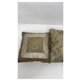 Couch pillows satin feel