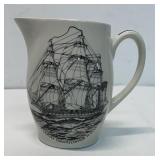 vintage Lancaster & Sandland creamware pitcher