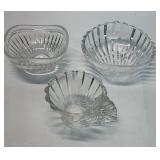 Villeroy & Boch Platano crystal clam shell dish,