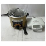 Sears meal cooker/fryer and waffle maker