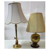 Table lamps.