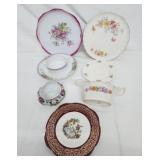 7 random vintage plates