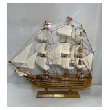 Victory frigate model 19in long , 18in tall, 3in