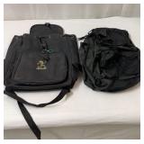 2 small travel bags.