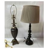 2 tall desk lamps