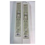 Set of 2 new in box 2.5 inch curtain rod