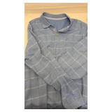 Van heusen 3XL blue shirt, Gildan 3XL comedy